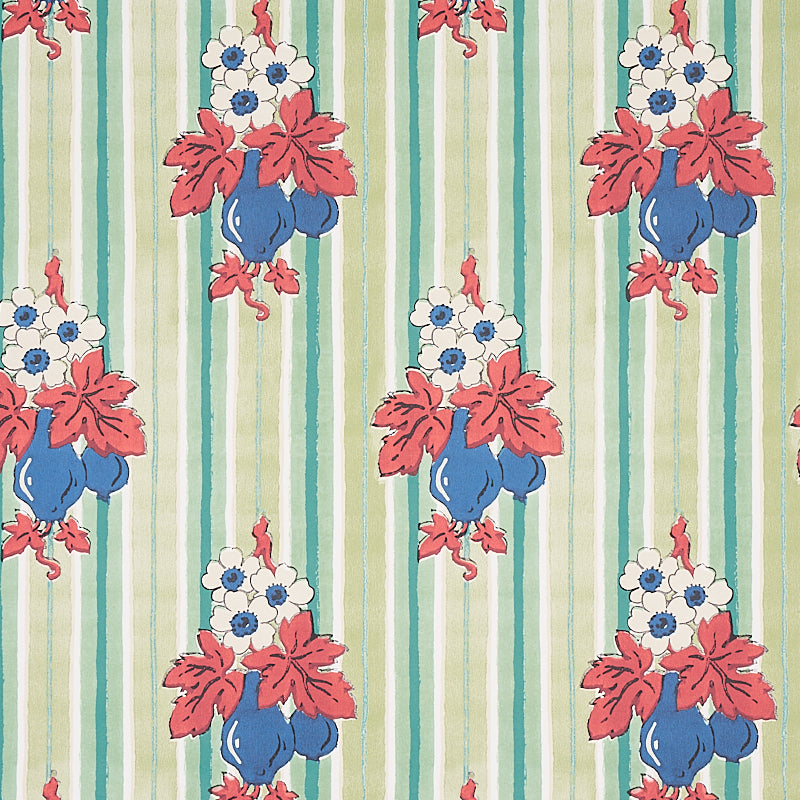 Schumacher Turnip Mint Wallpaper