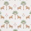 Schumacher Tiger Palm Crimson Wallpaper - Eade's Wallpaper