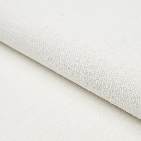 Schumacher Linen Bark White Wallpaper - Eade's Wallpaper