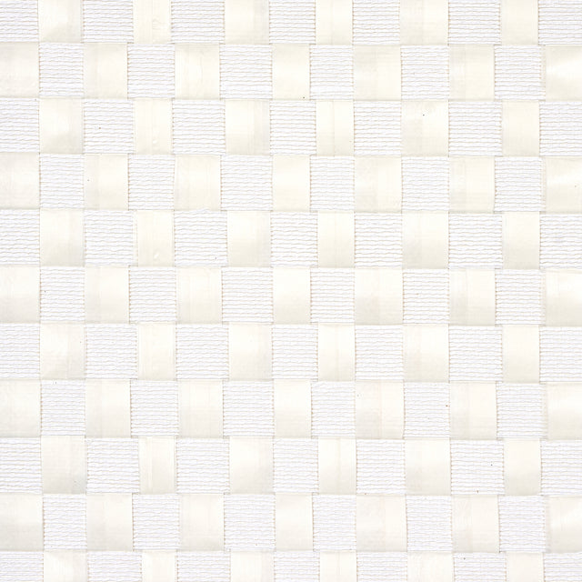 Schumacher Textured Check White Wallpaper - Eade's Wallpaper