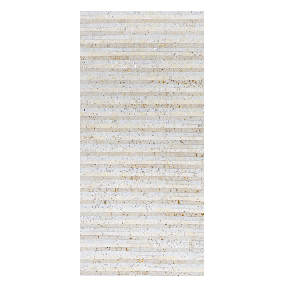 Schumacher Cork Stripe White Wallpaper
