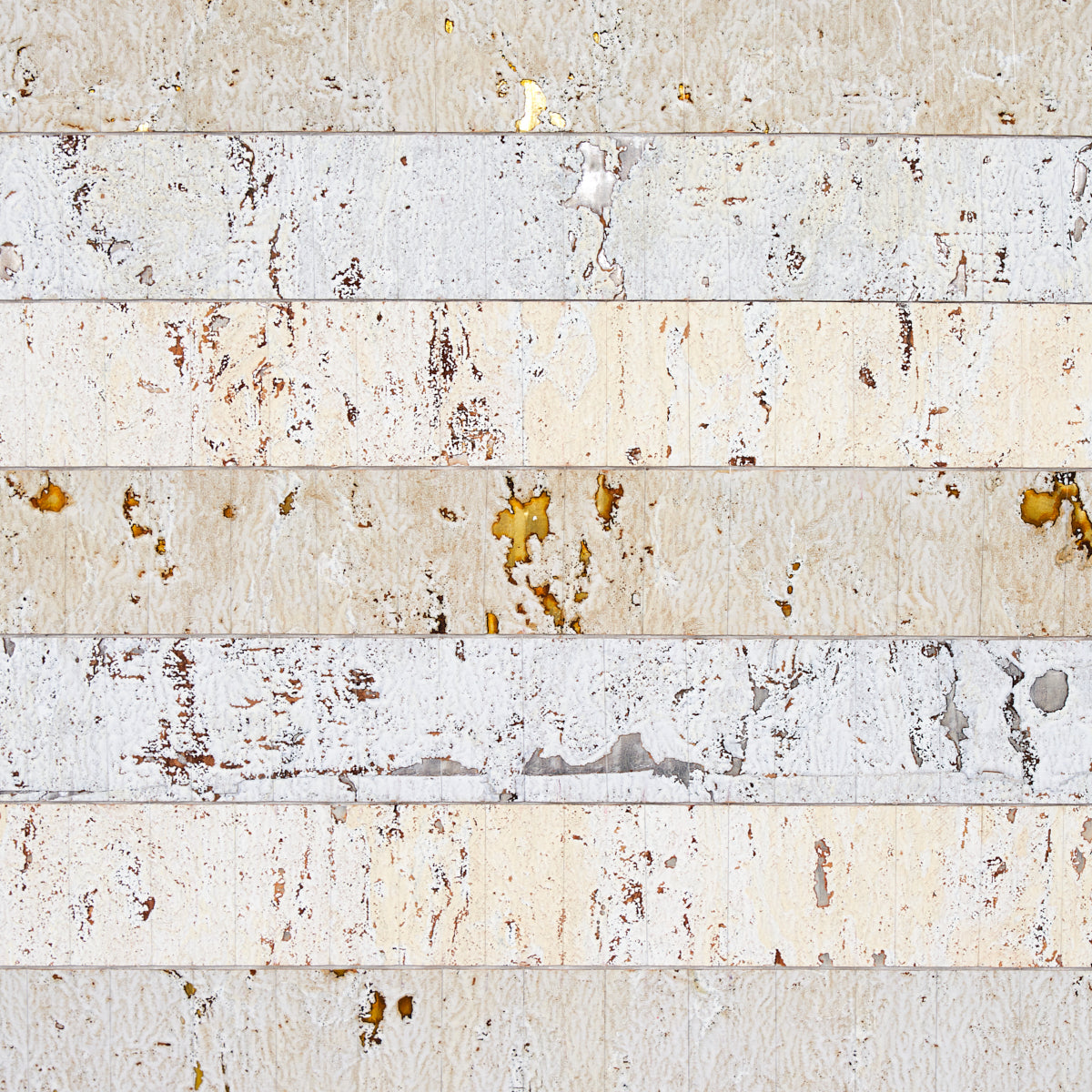 Schumacher Cork Stripe White Wallpaper