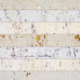 Schumacher Cork Stripe White Wallpaper