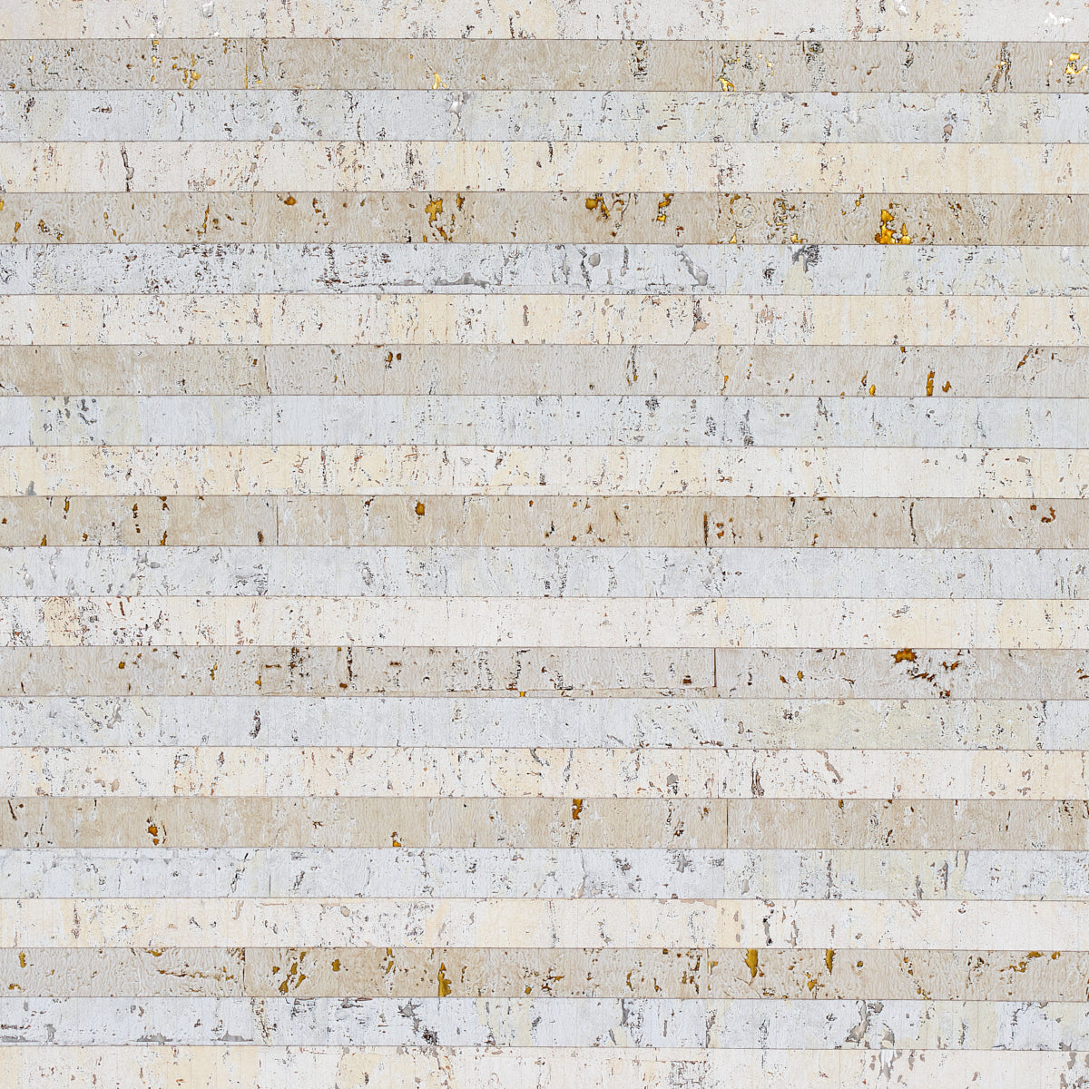 Schumacher Cork Stripe White Wallpaper