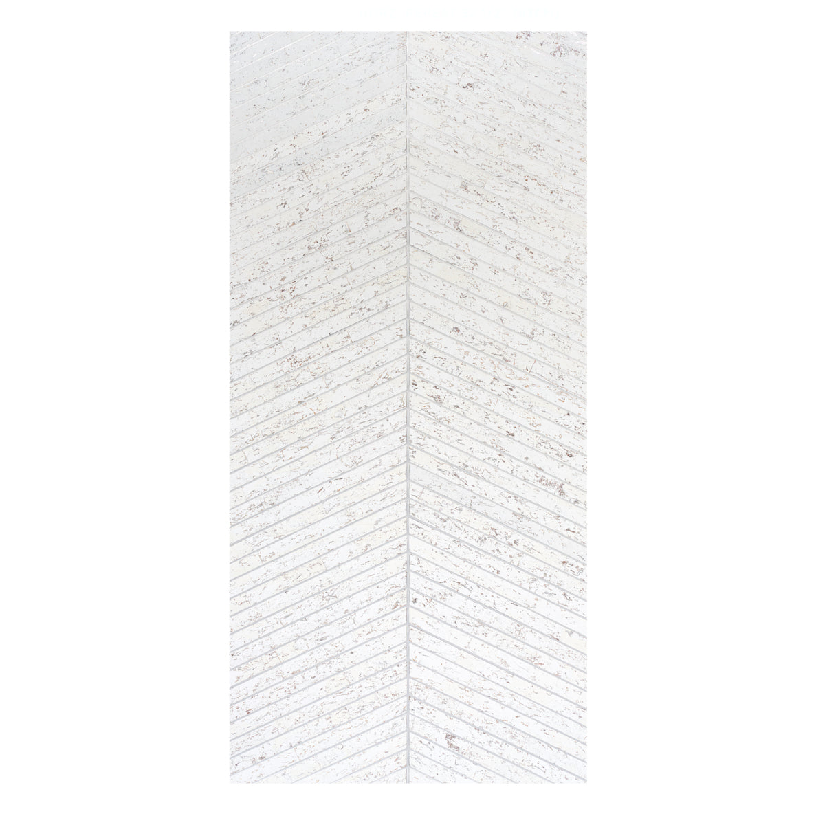 Schumacher Cork Herringbone White Wallpaper