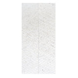 Schumacher Cork Herringbone White Wallpaper