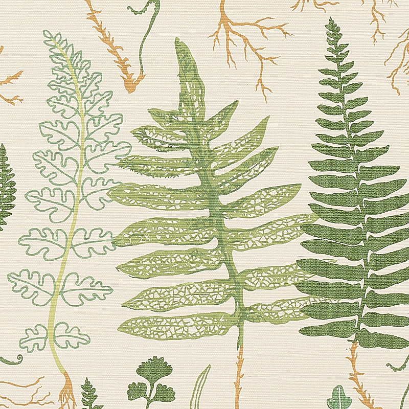Schumacher Halcott Sisal Forest Wallpaper