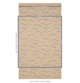 Schumacher Kata Paperweave Oatmeal Wallpaper