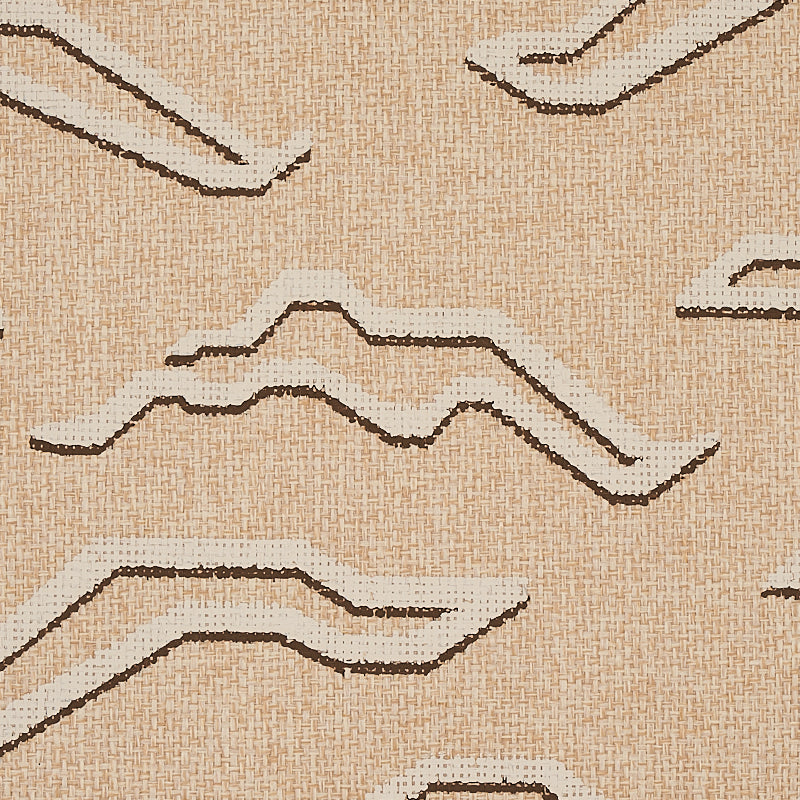 Schumacher Kata Paperweave Oatmeal Wallpaper