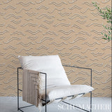 Schumacher Kata Paperweave Oatmeal Wallpaper