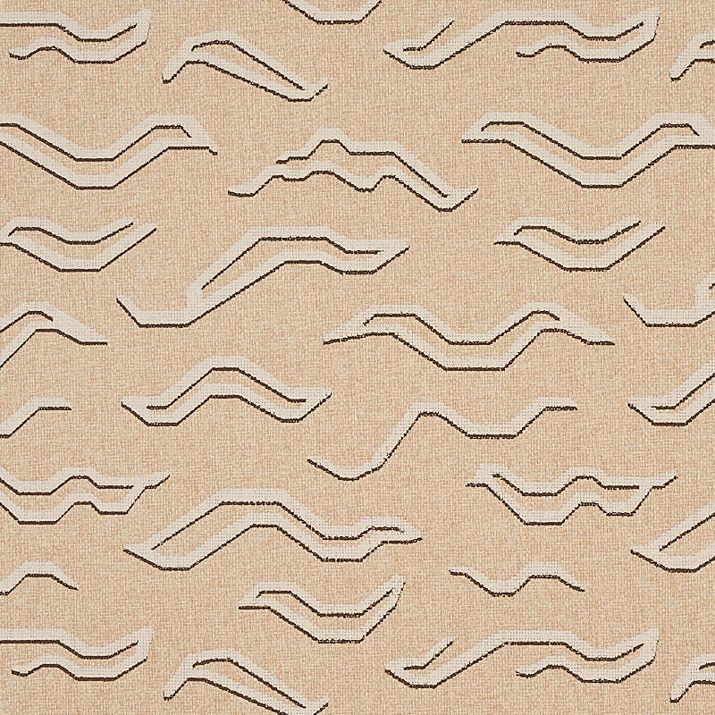 Schumacher Kata Paperweave Oatmeal Wallpaper