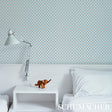 Schumacher 5013141 ASTRAL in BLUE Wallpaper - HOBE ERWIN
