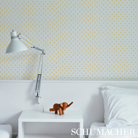 Schumacher 5013143 ASTRAL in YELLOW Wallpaper - HOBE ERWIN