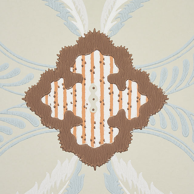 Schumacher 5013150 FRONT WALTZ in SAGE Wallpaper - WALLFLOWE