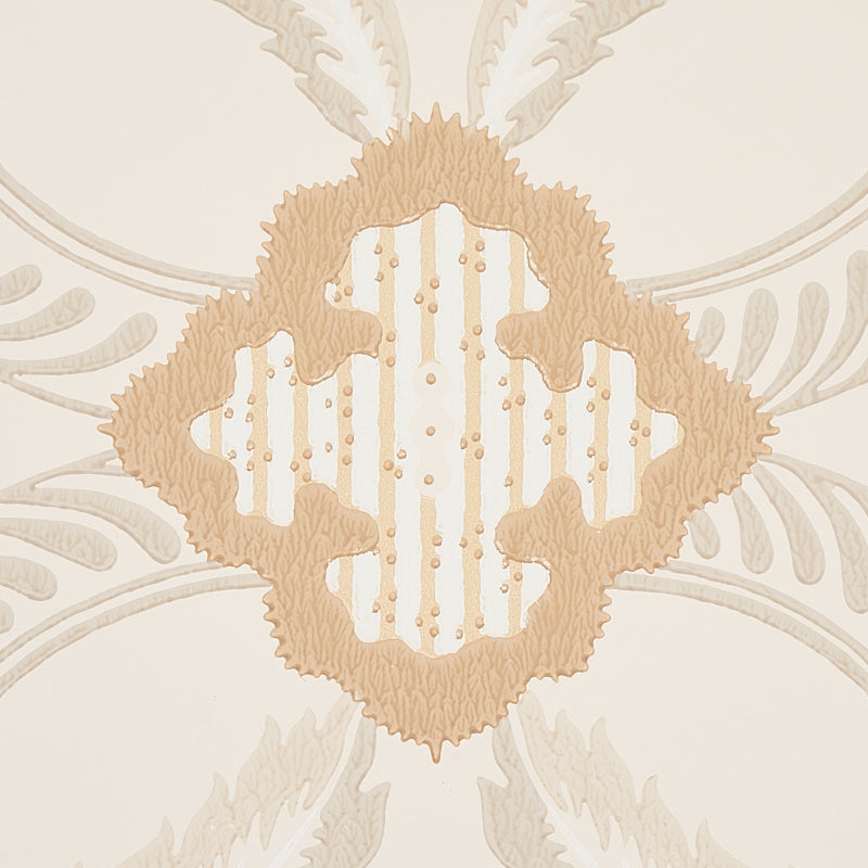 Schumacher 5013151 FRONT WALTZ in GREY & GOLD Wallpaper - WA
