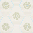 Schumacher 5013160 HIVE BLOOM in SAGE Wallpaper - HOBE ERWIN