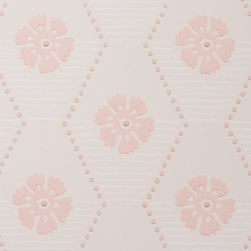 Schumacher 5013163 HIVE BLOOM in BLUSH Wallpaper - HOBE ERWI