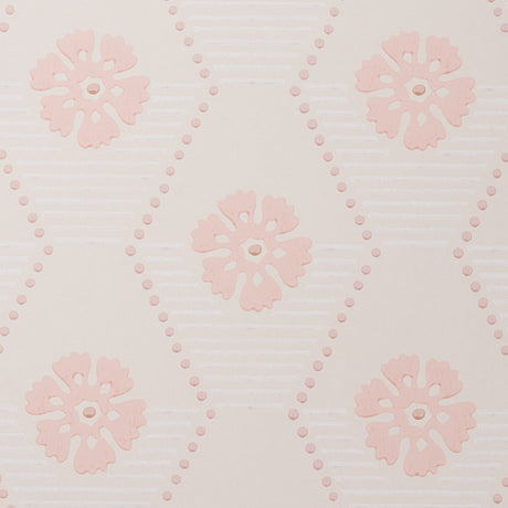 Schumacher 5013163 HIVE BLOOM in BLUSH Wallpaper - HOBE ERWI