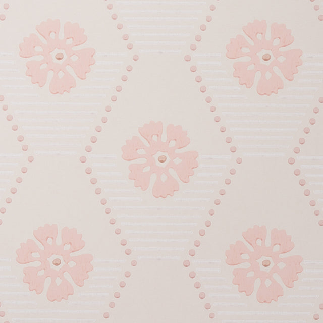 Schumacher 5013163 HIVE BLOOM in BLUSH Wallpaper - HOBE ERWI