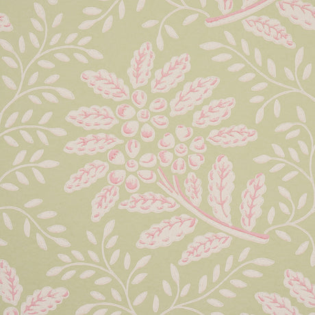 Schumacher 5013170 SECRET GARDEN in GREEN Wallpaper - HOBE E