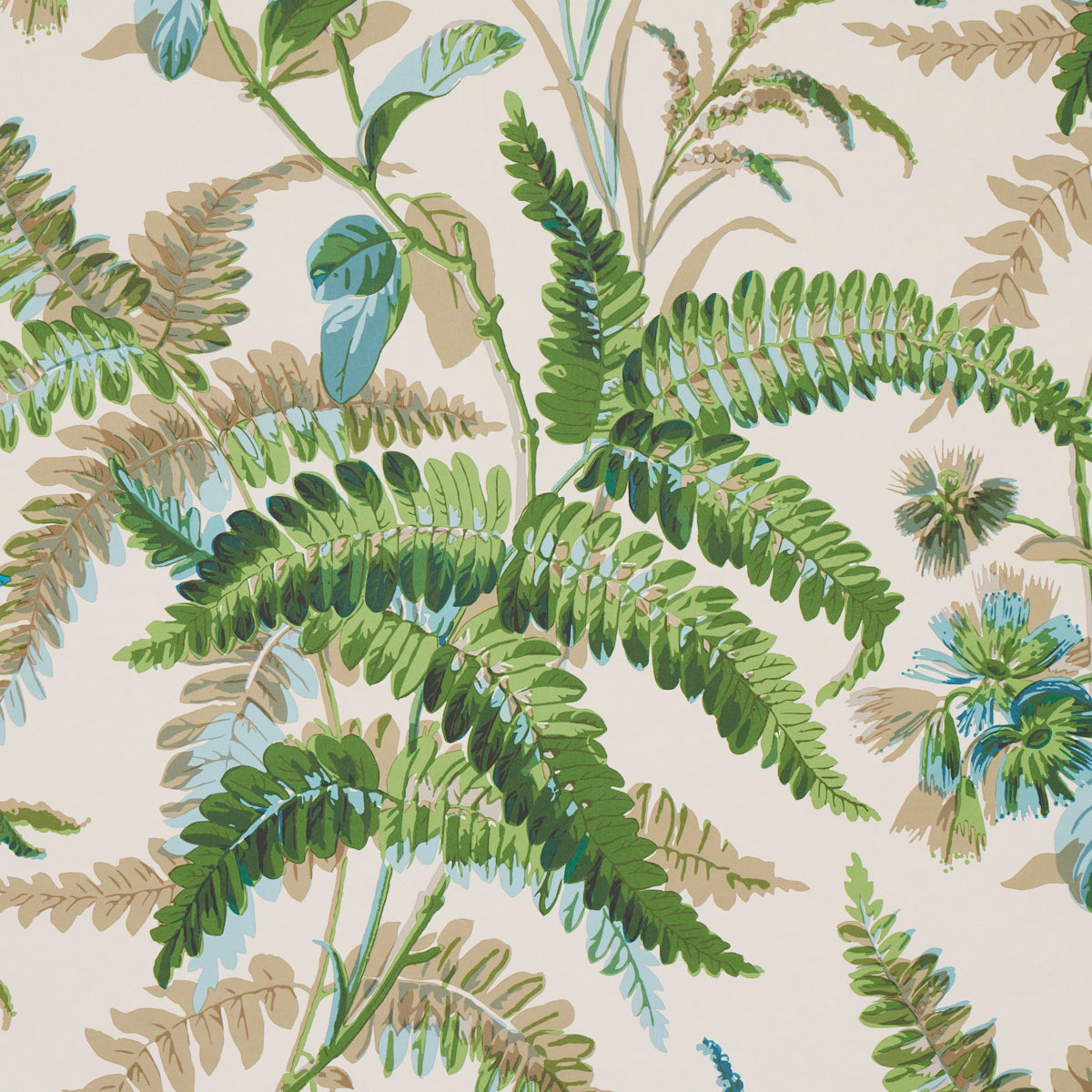 Schumacher Myers Fern Lagoon Wallpaper - Eade's Wallpaper