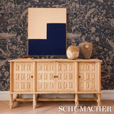 Schumacher Sea Garden Charcoal Wallpaper - Eade's Wallpaper