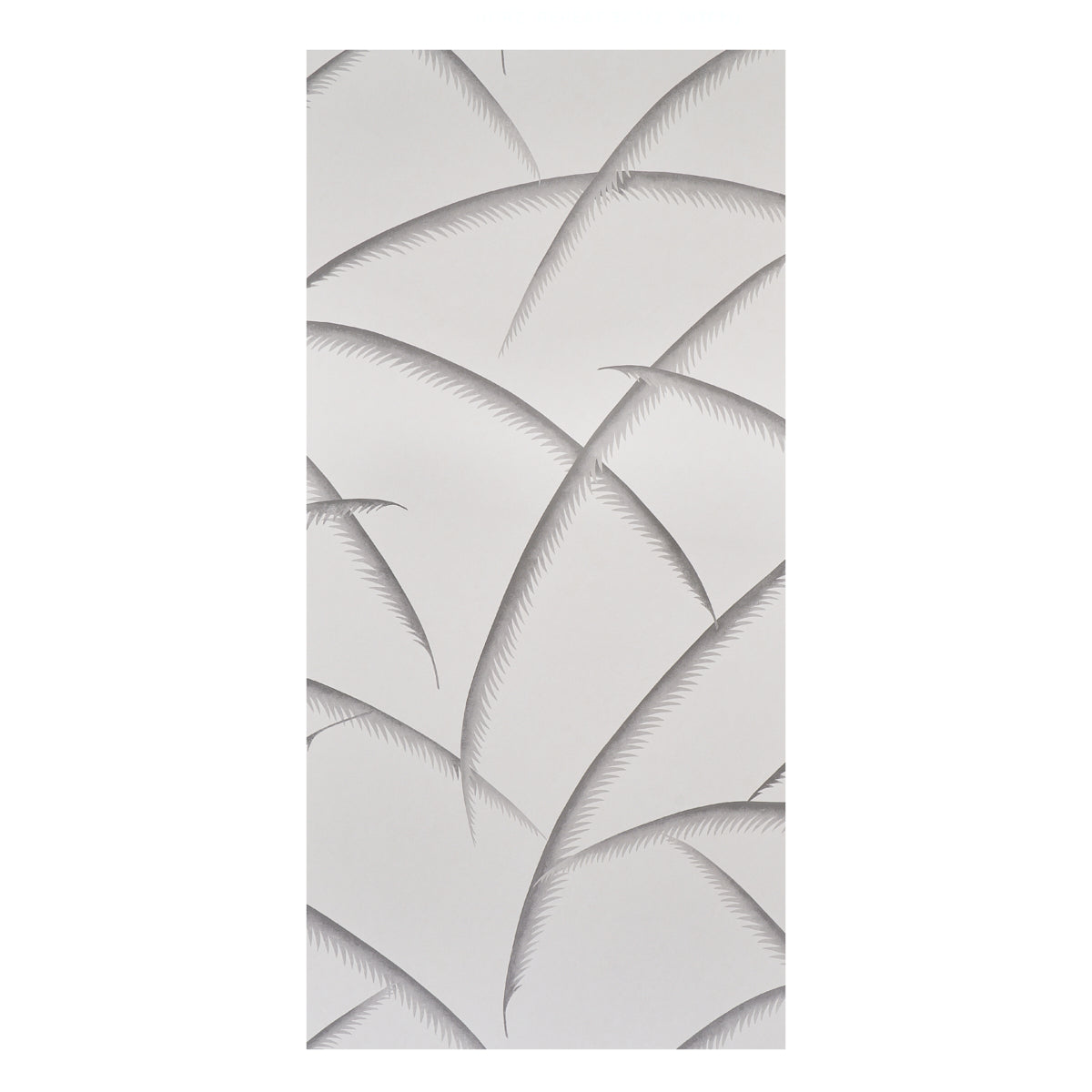 Schumacher Deco Palms Charcoal Wallpaper