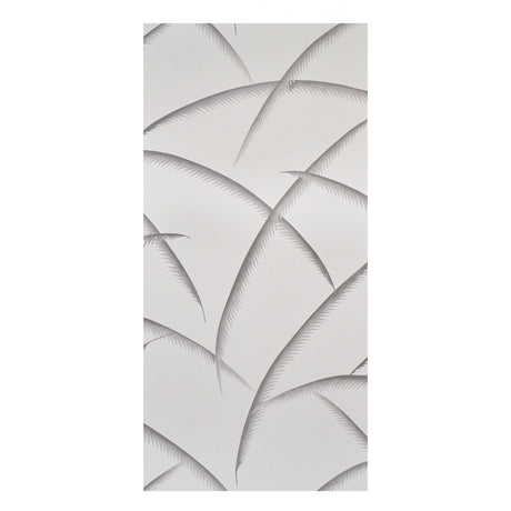Schumacher Deco Palms Charcoal Wallpaper