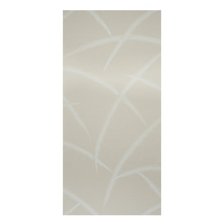 Schumacher Deco Palms Ivory On Natural Wallpaper