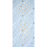 Schumacher Heraldic Oxford Blue Wallpaper