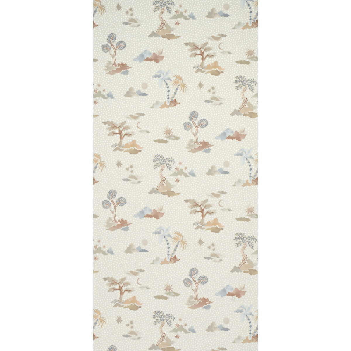 Schumacher Valletta Moonstone Wallpaper