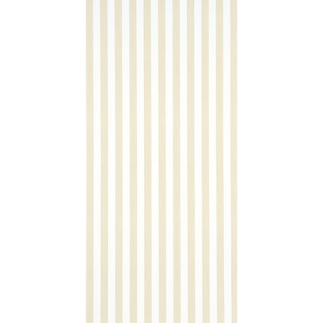 Schumacher Edwin Stripe Medium Straw Wallpaper