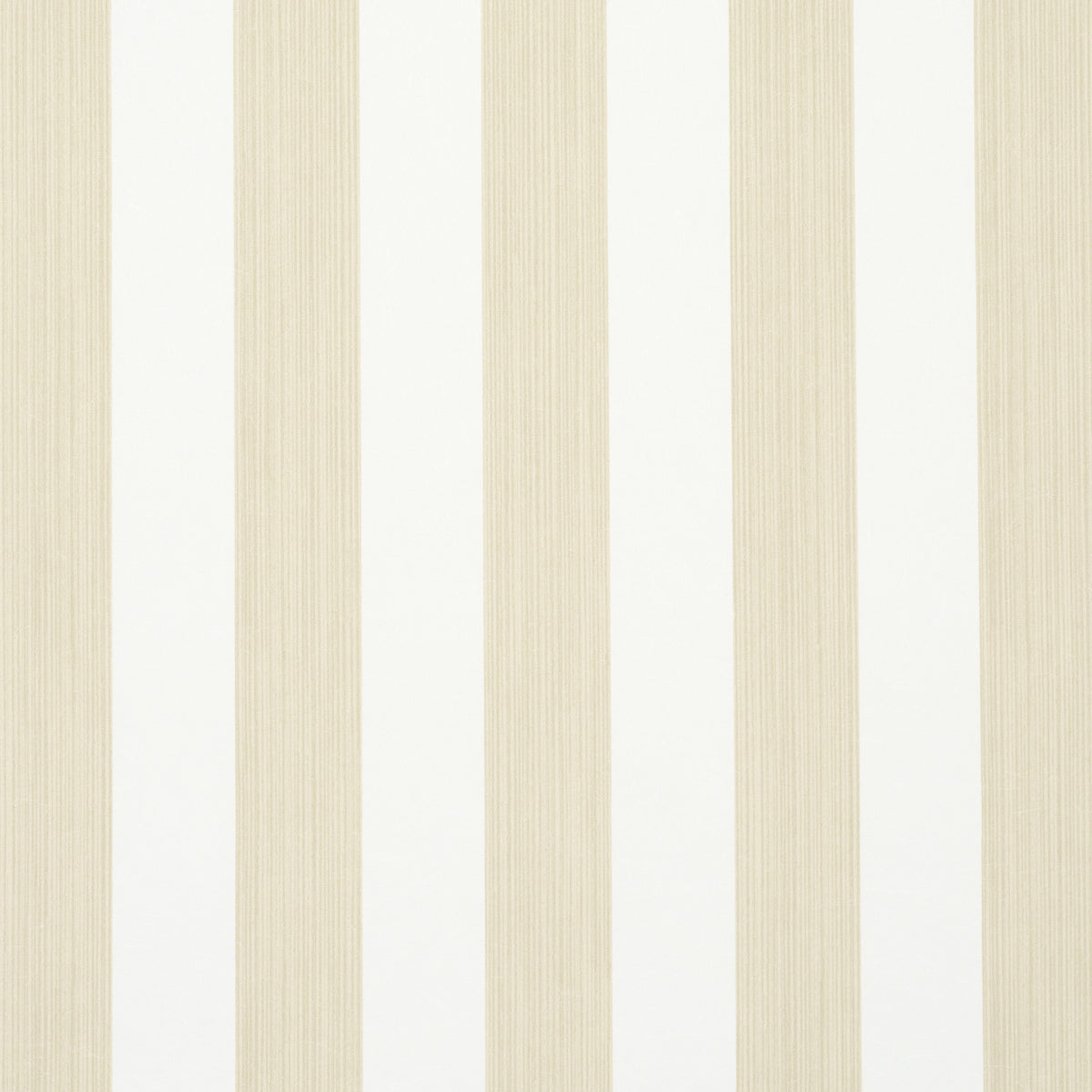 Schumacher Edwin Stripe Medium Straw Wallpaper