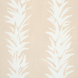 Schumacher White Lotus Sand Wallpaper