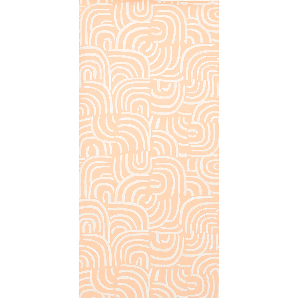 Schumacher New Beat Light Peach Wallpaper - Eade's Wallpaper