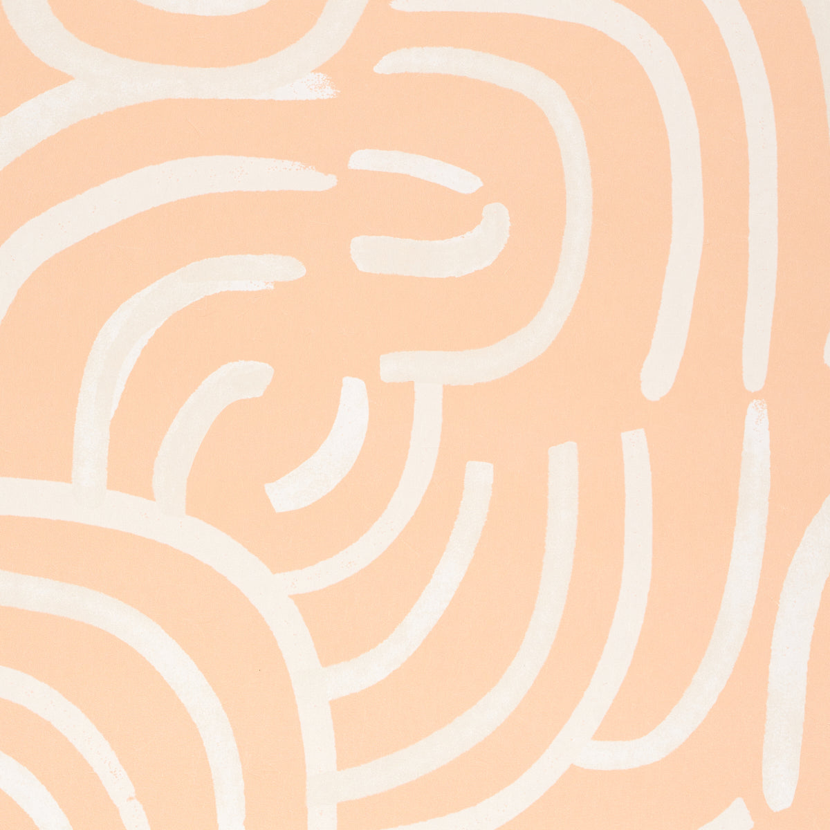 Schumacher New Beat Light Peach Wallpaper - Eade's Wallpaper