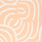Schumacher New Beat Light Peach Wallpaper - Eade's Wallpaper