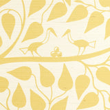 Schumacher Kayon Sisal Panel Soft Yellow Wallpaper