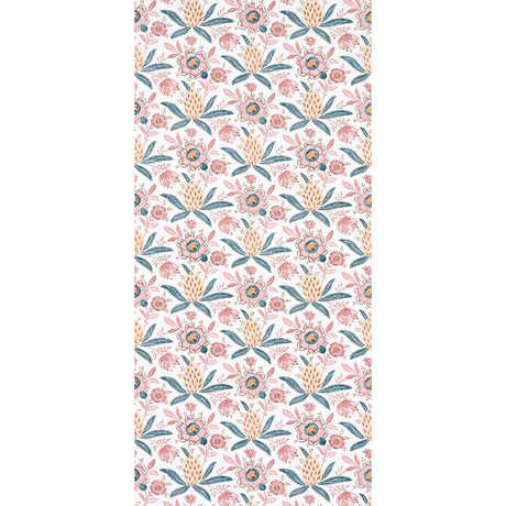 Schumacher Lafayette Botanical Rosso Antico Wallpaper