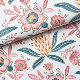 Schumacher Lafayette Botanical Rosso Antico Wallpaper