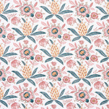 Schumacher Lafayette Botanical Rosso Antico Wallpaper