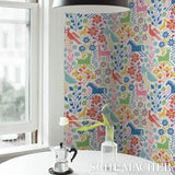 Schumacher Lupita Vibrant Multi Wallpaper - Eade's Wallpaper