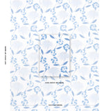Schumacher Bouquet Toss Afternoon Blue Wallpaper
