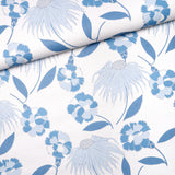 Schumacher Bouquet Toss Afternoon Blue Wallpaper