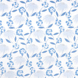 Schumacher Bouquet Toss Afternoon Blue Wallpaper