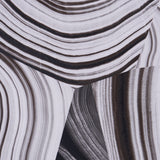 Schumacher Agate Slice Black And White Wallpaper