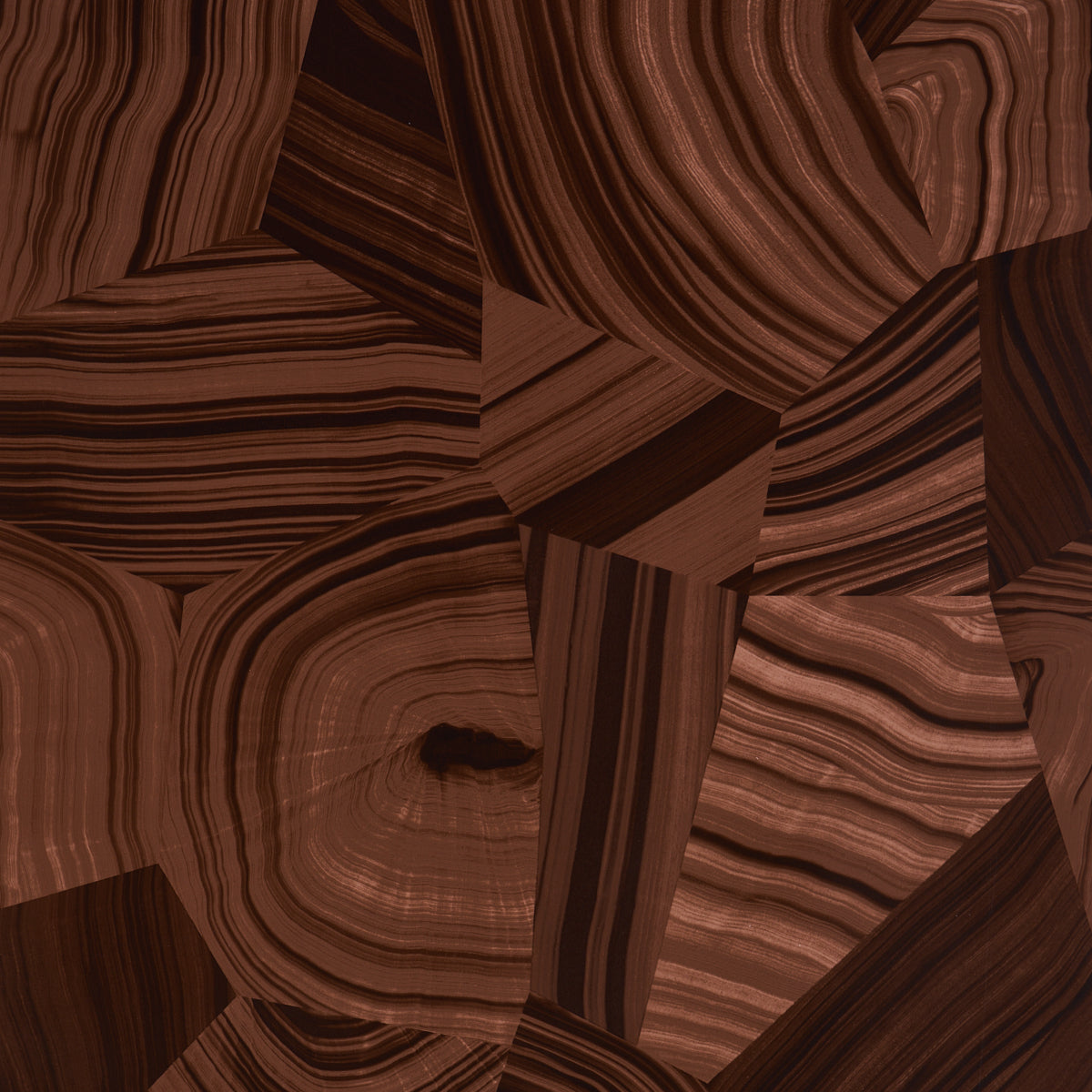 Schumacher Agate Slice Tigers Eye Wallpaper