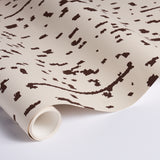 Schumacher Bespotted Brown Wallpaper