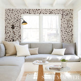 Schumacher Bespotted Brown Wallpaper