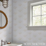 Schumacher Rue Sand Wallpaper - Eade's Wallpaper